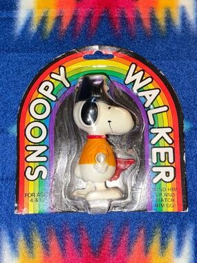 VTG-1970s- Aviva Snoopy Walker-Matador NIP